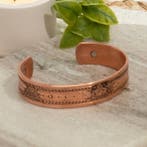 Koperen gezondheids-klemarmband met 2 magneten, Ophalen of Verzenden