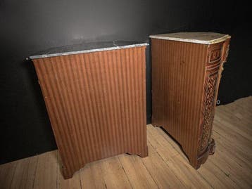 Crédence (2) - Bois, Marbre, Bronze