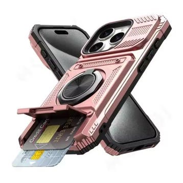 iPhone 11 Pro - Card Slot Hoesje met Kickstand - Grip Socket, Verzenden, Nieuw