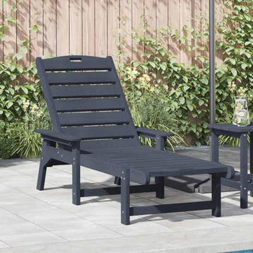 Bain de soleil bleu PEHD - Retour client - 34% de remise, Verzenden, Nieuw