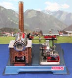 Stoommachine - Wilesco - Messing, Staal - 1970-1980 -