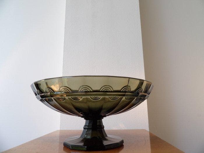 Val Saint Lambert - Charles Graffart - Plateau - Verre, Antiquités & Art, Art | Objets design