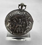 Matringe London - feine Sackuhr - Champlevezifenblatt -