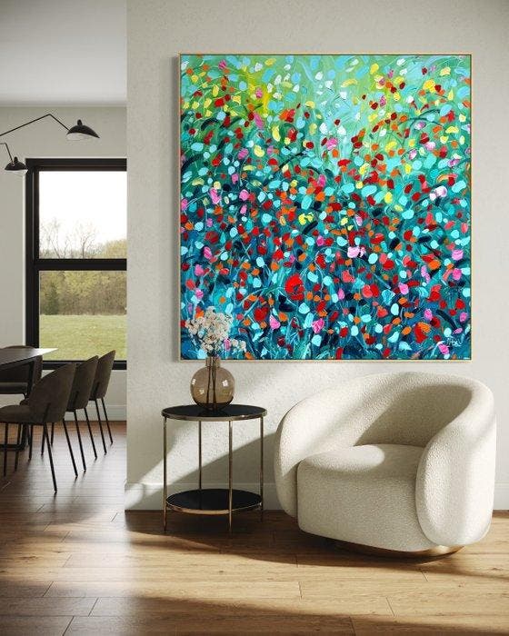 NTX Studio - Morning Dew - XXL, Antiek en Kunst, Kunst | Schilderijen | Modern