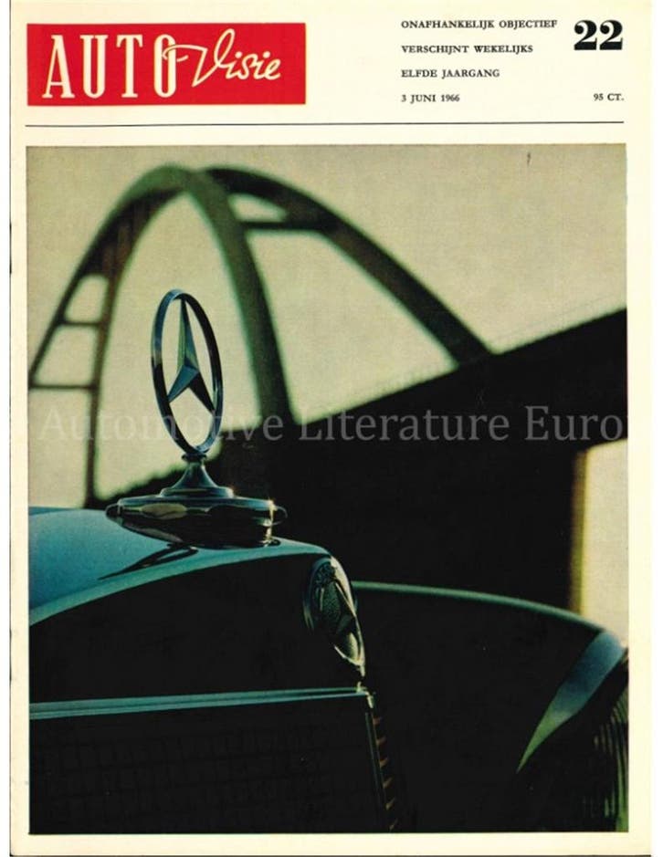 1966 AUTOVISIE MAGAZINE 22 NEDERLANDS, Boeken, Auto's | Folders en Tijdschriften, Ophalen of Verzenden