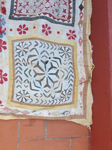 Decoratief ornament - India - Patchwork uit Rajasthan
