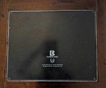 Emaillerie Belge - Hoegaarden Emaille bord XL - Emaillerie