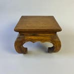 Table dappoint - Vintage - Table dopium, bois de mangue -