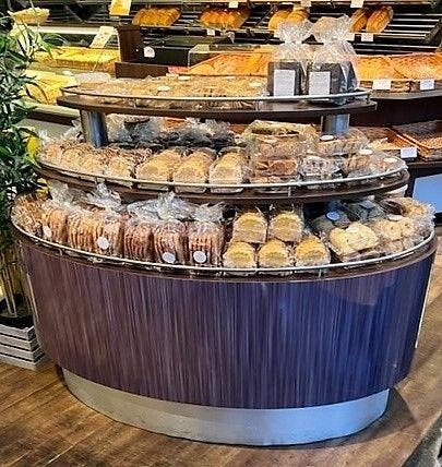Display, Stelling, Rek, Tafel, ovaal, B160 x D90 x H120 cm, Zakelijke goederen, Kantoor en Winkelinrichting | Kantoorartikelen