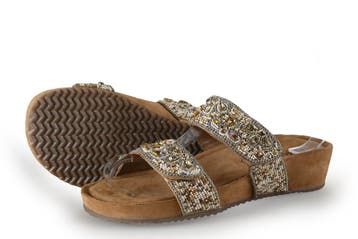 Lazamani Slippers in maat 38 Beige, Slippers, Verzenden, Beige, Lazamani