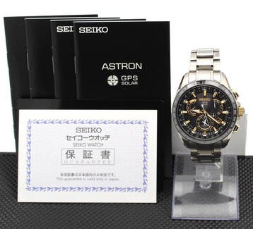 Seiko - SEIKO Astron GPS Solar Dual Time Titanium Ceramic -