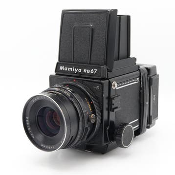 Mamiya RB67 Pro S + Mamiya Sekor C 90mm F/3.8 + 120 film, Verzenden, Zo goed als nieuw