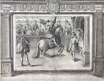 Crispijn I De Passe (1564-1637) - Laddestramento equestre