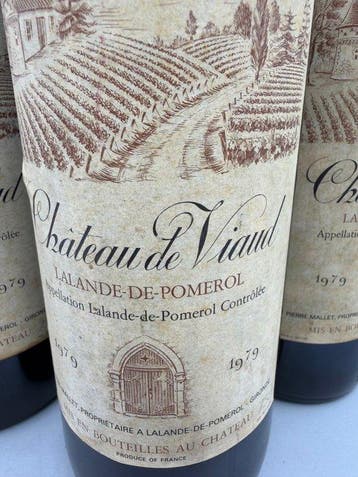 1979 Château de Viaud - Lalande-de-Pomerol - 6 Bouteilles