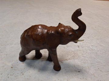 sculptuur, decorativa, elefante con proboscide alzata - 31, Antiek en Kunst