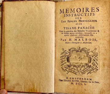 H. Malbois - Mémoires instructifs sur les Effets