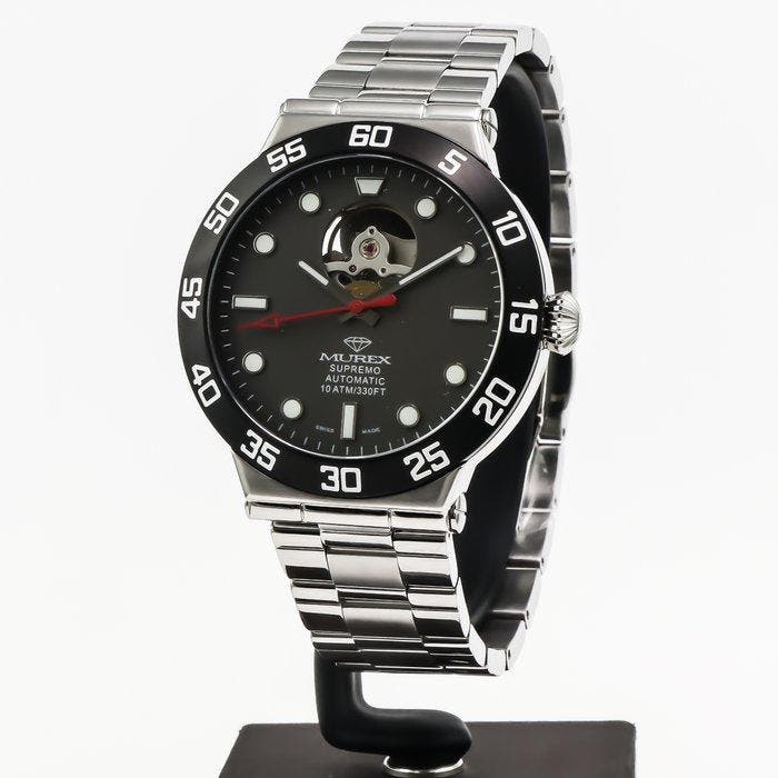 Murex - SUPREMO Open Heart Automatic - MUA672H-SB-3 - Zonder, Handtassen en Accessoires, Horloges | Heren