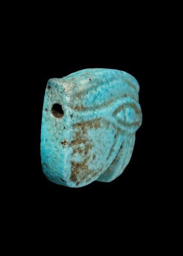 Oude Egypte, late periode Faience Wedjat Amulet