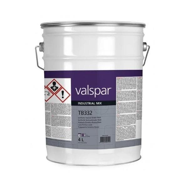 4L TB332 Synthetic Topcoat binder Matt Valspar VIM, Auto diversen, Autogereedschap, Nieuw, Verzenden
