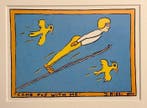 James Rizzi (1950-2011) - Come Fly with Me