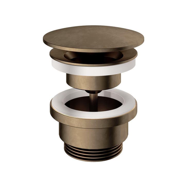 Afvoerplug Hotbath Cobber Always-Open met Schroef Rond, Doe-het-zelf en Bouw, Sanitair, Overige typen, Nieuw, Ophalen of Verzenden