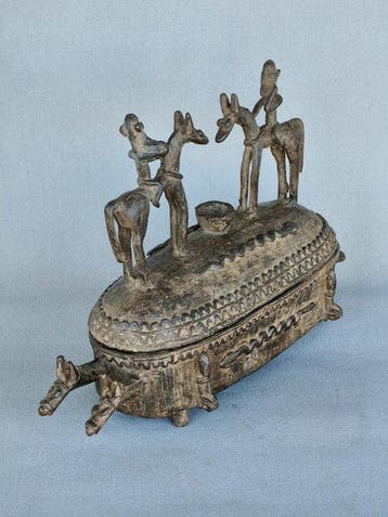 Prachtige doos - Dogon - Mali (Zonder minimumprijs)