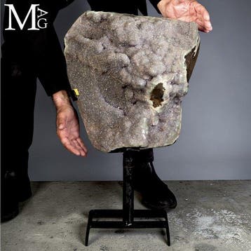 Uitzonderlijke grijze amethistgeode - Extra grote maat -, Collections