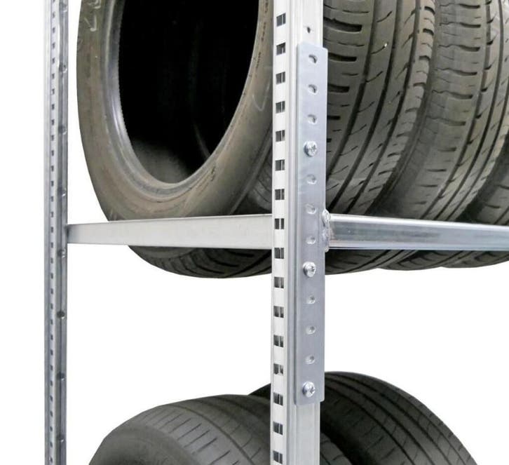 Bandenstelling h250xb100xd50 4 niveaus nieuw, Zakelijke goederen, Kantoor en Winkelinrichting | Magazijn, Stelling en Opslag, Ophalen of Verzenden