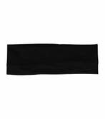 Haarband Stof 8cm - Basic - Zwart, Nieuw