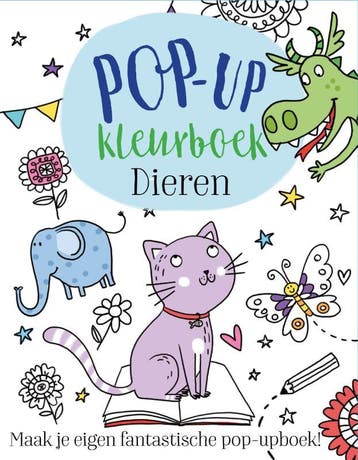 Pop-up Kleurboek Dieren 9789492616081, Boeken, Kinderboeken | Baby's en Peuters, Verzenden, Zo goed als nieuw