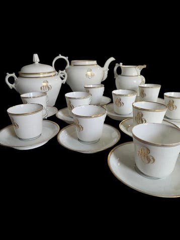 Dans le style de Sèvres - Koffie- en theeservies (23) -