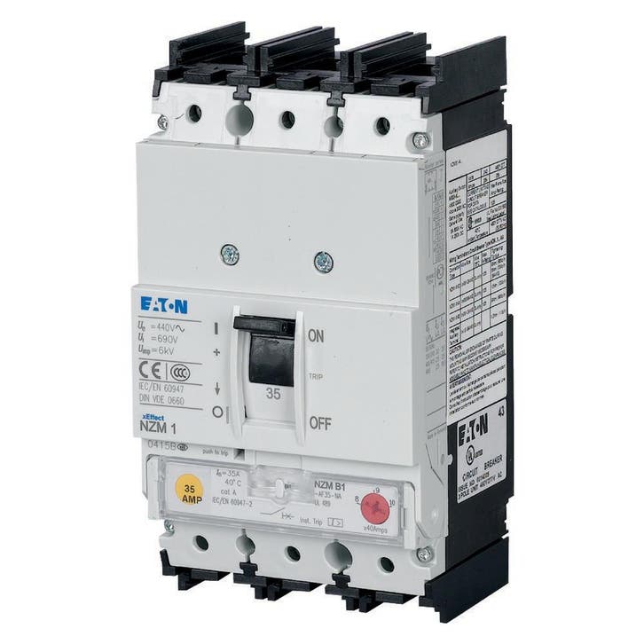 Eaton NZMN1-AF20-NA Disjoncteur 3P 20A 50KA UL IEC - 281565, Bricolage & Construction, Électricité & Câbles, Envoi