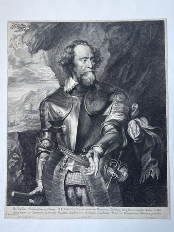 Antony Van Dyck (1599-1641), Paul Pontius (1603-1658) -, Antiek en Kunst