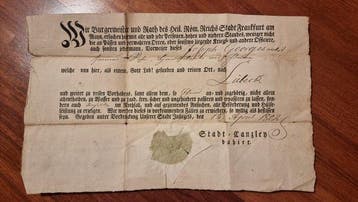 Document - Lotto di 4 documenti storici - 1680, Verzamelen, Nieuw