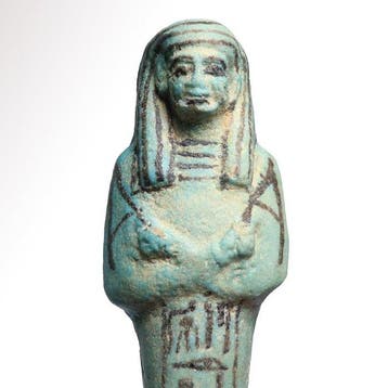 Oude Egypte, Nieuwe rijk Faience Shabti voor Padi-Amun