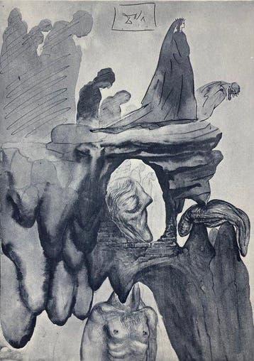 Salvador Dali (1904-1989) - The Corrupt - La Divine Comedie
