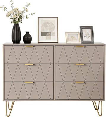 Commode - Dressoir - Ladekast - 100x34x73 cm - Moka - UEV, Verzenden, Nieuw