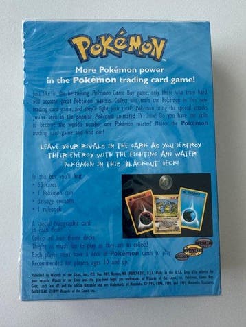 Pokémon - 1 Box - 1999 - Blackout Theme Deck - Sealed - WOTC, Nieuw