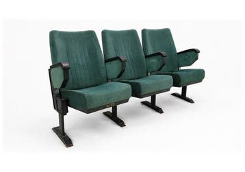 Lino Sonego - Fauteuil - Fluweel, Metaal - Rij bestaande uit