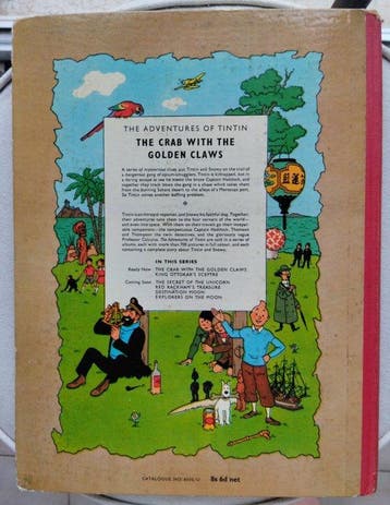 Tintin - The crab with the golden claws - 1 Album - Eerste, Nieuw