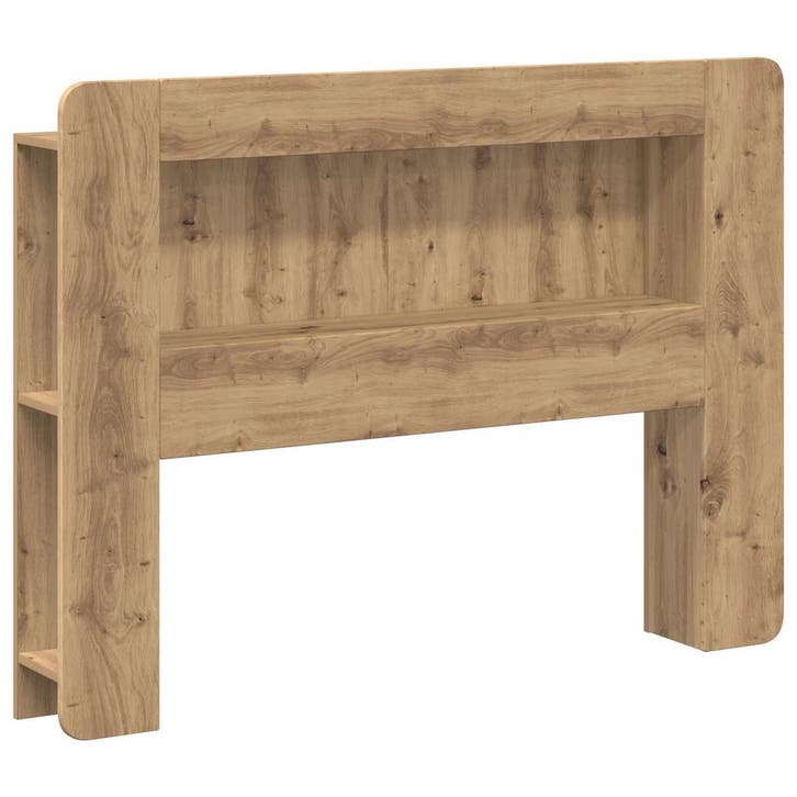 vidaXL Hoofdeinde Kast met opslag Artisanaal eiken, Maison & Meubles, Chambre à coucher | Lits, Envoi