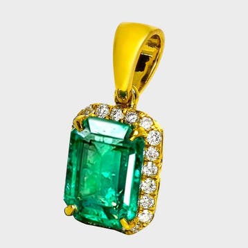 Sans prix de réserve - Pendentif - 14 carats IGI 1,47 ct