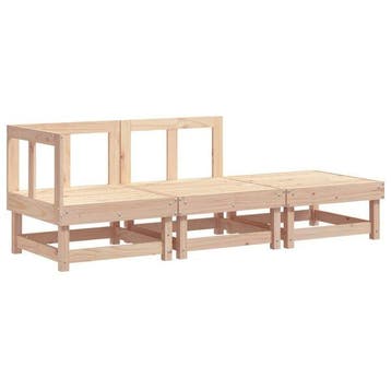 Salon jardin pin 3 pieces - Retour client -64% (loungeset), Verzenden, Hocker
