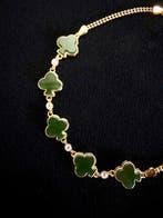 Armband - Nefriet Jade, Zilver - China - 21e eeuw