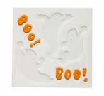 Halloween Wanddecoratie Spook 25cm, Verzenden, Nieuw