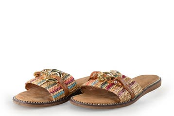 Graceland Slippers in maat 39 Cognac, Kleding | Dames, Slippers, Overige kleuren, Verzenden, Graceland