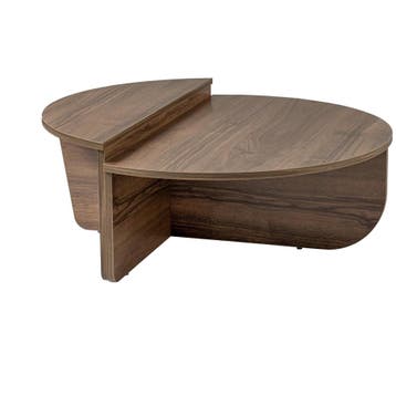 Evila Salontafel - Houtkleurig - Nieuw/Ongebruikt - Melamine, Verzenden, Nieuw, 50 tot 100 cm, Scandinavisch
