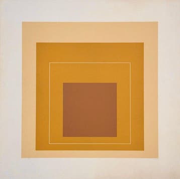 Josef Albers (1888-1976) - WLS XVI from White Line Squares