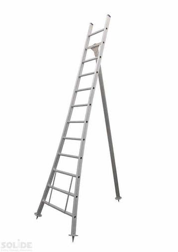 Solide plukladder 12 sporten – 3.25m, Doe-het-zelf en Bouw, Ophalen of Verzenden, Nieuw, Ladder, 2 tot 4 meter