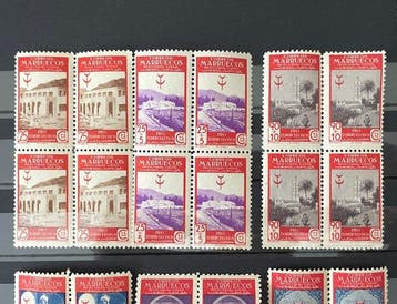Espagne et colonies - Blocs Marocains. Sahara, Guinée, Ifni., Timbres & Monnaies, Timbres | Europe | Espagne